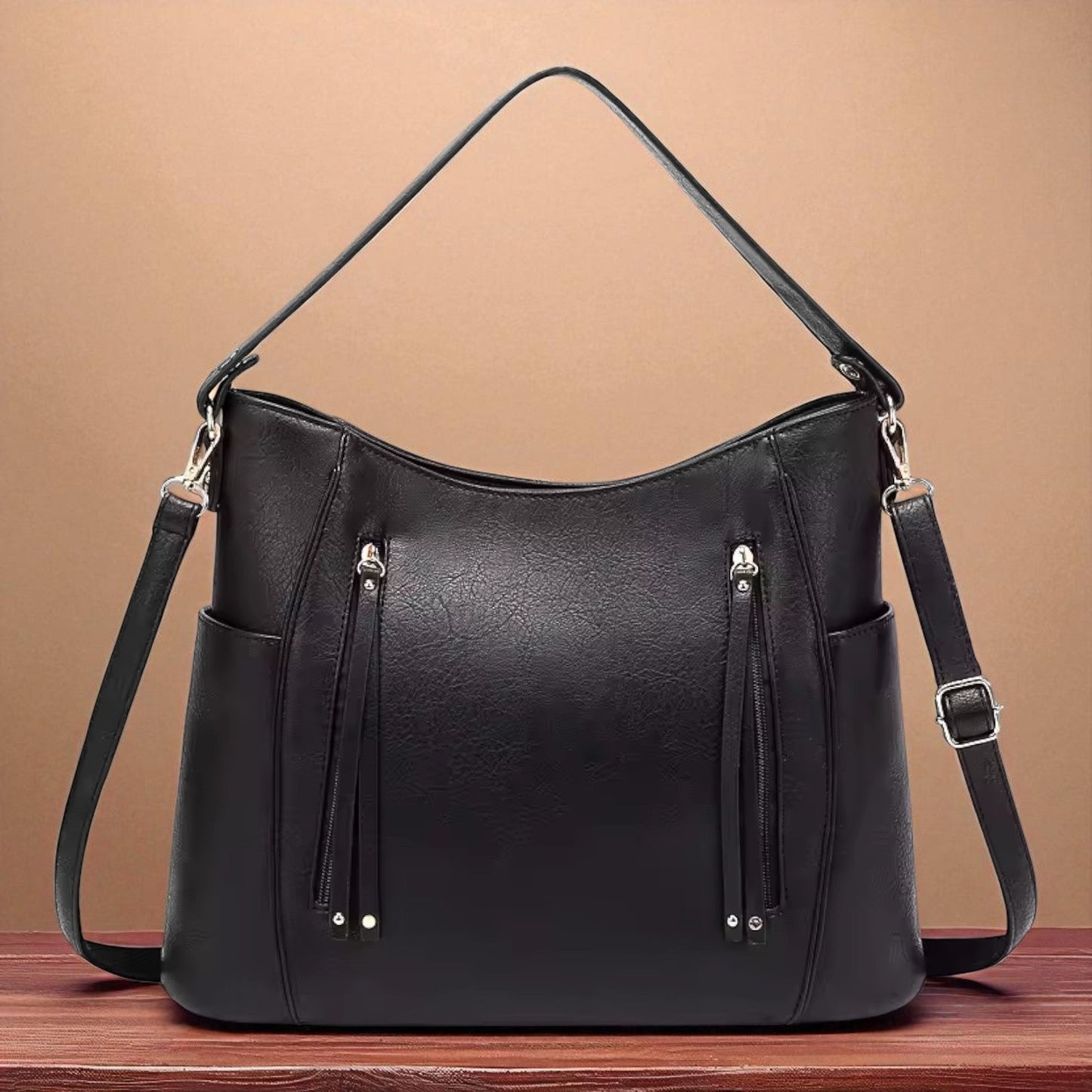 wielki zegarek Georgia | vintage torebka na ramię