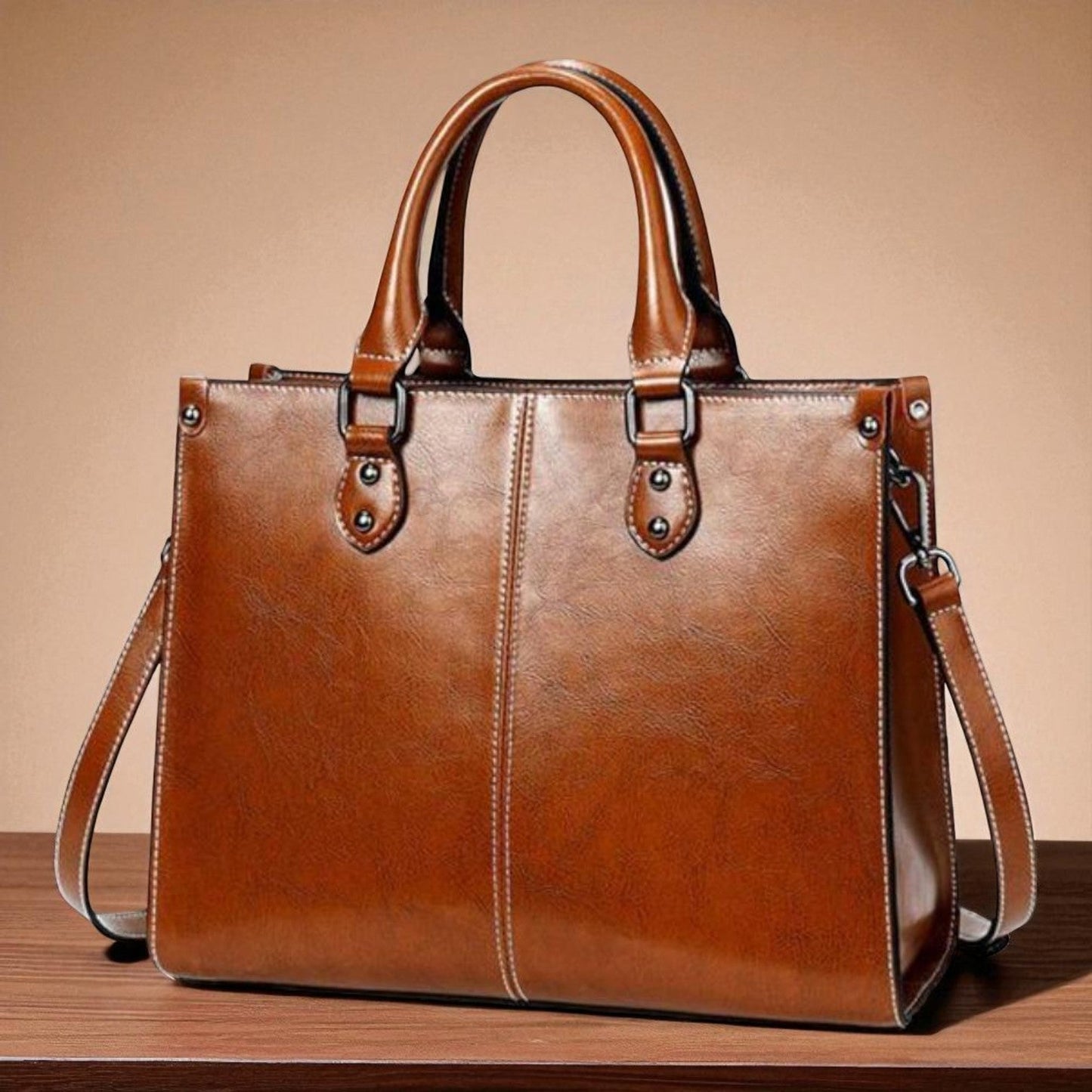 Elegancka torebka na laptopa - klasyczna i funkcjonalna