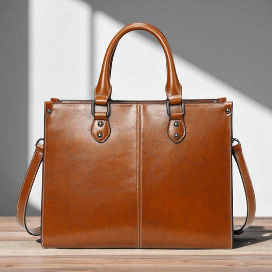 Elegancka torebka na laptopa - klasyczna i funkcjonalna