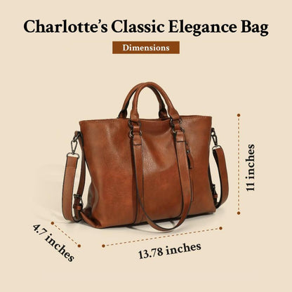 Klasyczna elegancja Charlotte | Vintage torebka Tot