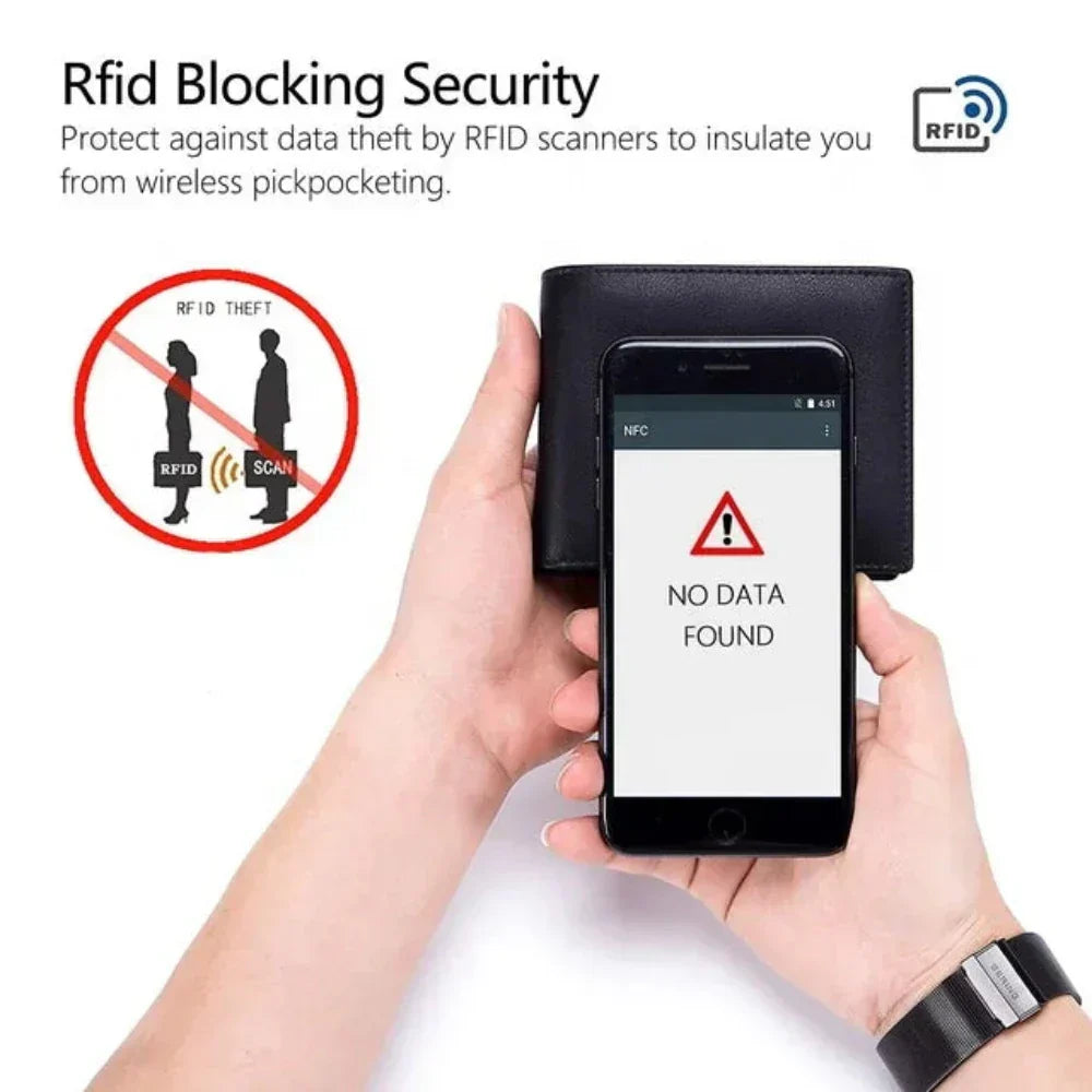 Cienka portmonetka RFID Dacats